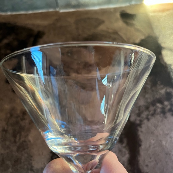 Libbey Vintage Z Stem Martini Glasse 8 ounces Heavy Luxury 1990s Twist Stem - Picture 6 of 10